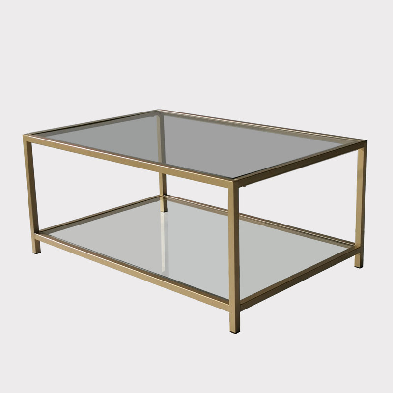 Noblitt Glass Top Coffee Table