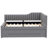 Upholstered Daybed with Trundle and Three Drawers-1853467897-1853467899