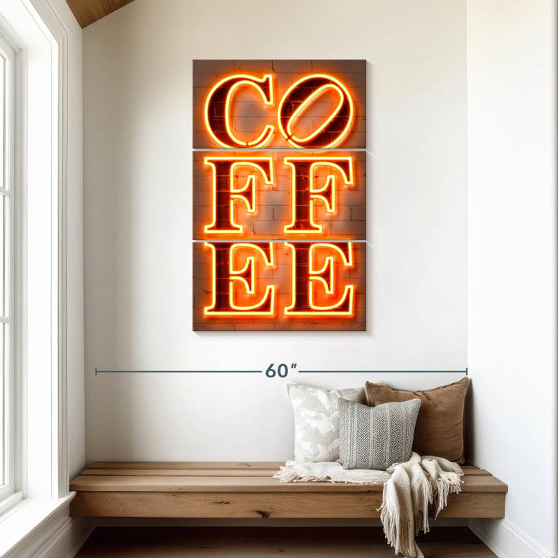 Enseigne murale café Kema, H 45 po x l 28 po