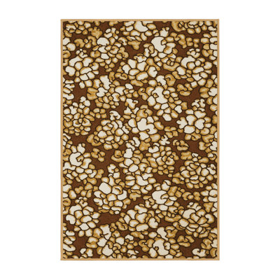 Washable Popcorn Desserts Area Rug