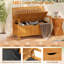 Solid Wood Acacia Outdoor Bench