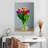 Harnek Tulips In A Glass Vase-108250651