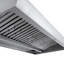 PROLINE 42-Inch Wall/Under Cabinet Range Hood, Ducted, 1000 CFM, Stainless Steel, LED Lights, ULTRA-QUIET Blower Motor, 4 Speed, 3-Year Warranty-18397830