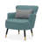 Bettyanne Modern Wingback Armchair Upholstered Accent Chair with Cushion-1859081740