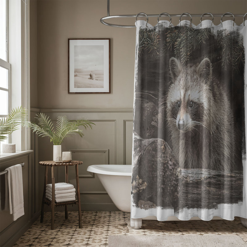 Geralynn Shower Curtain, 74"H x 71"W