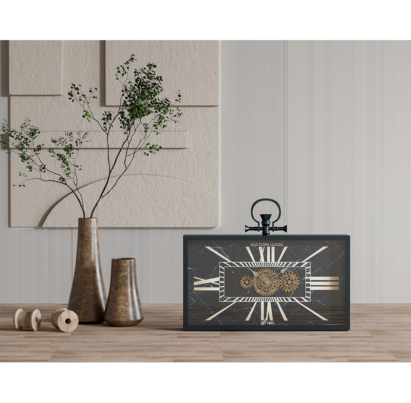 Horloge de table décorative 17,5X3x13 "|