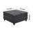 Bartold Vegan Leather Storage Ottoman