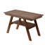 Ensemble de salle à manger 6 pièces avec tablette de rangement, 4 chaises et banc rembourré-386892725