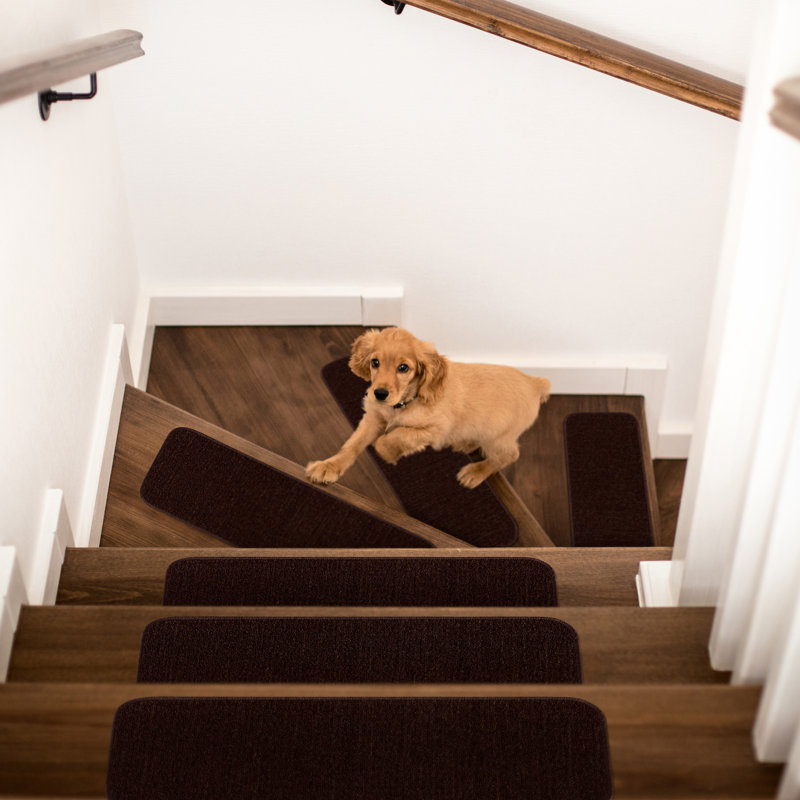 Tapis d'escalier Valier, Brun