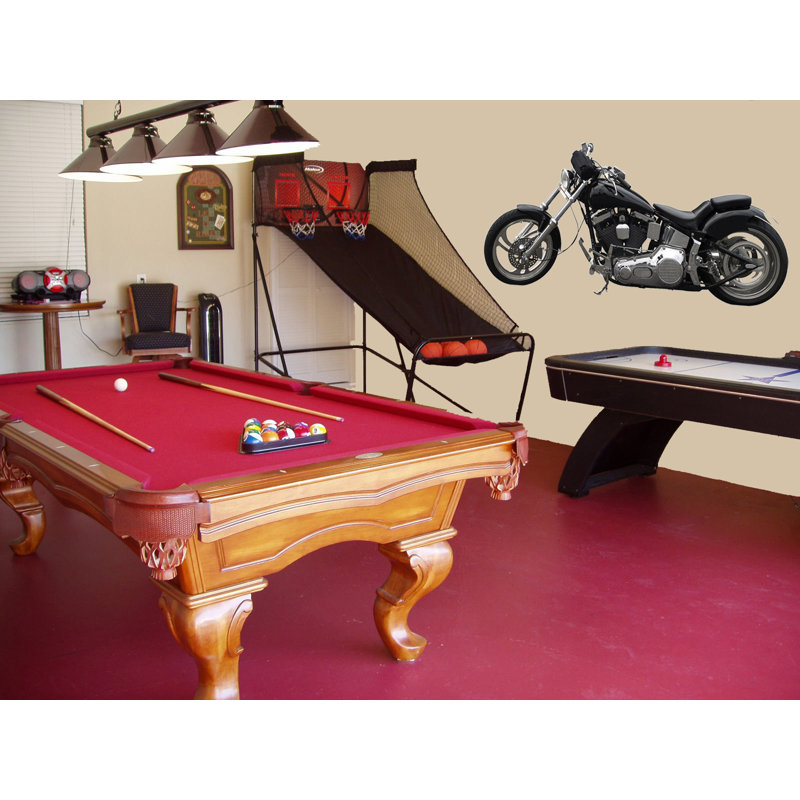 Motorcycle Non-Wall Damaging Wall Decal, 26.5" H x 60" W