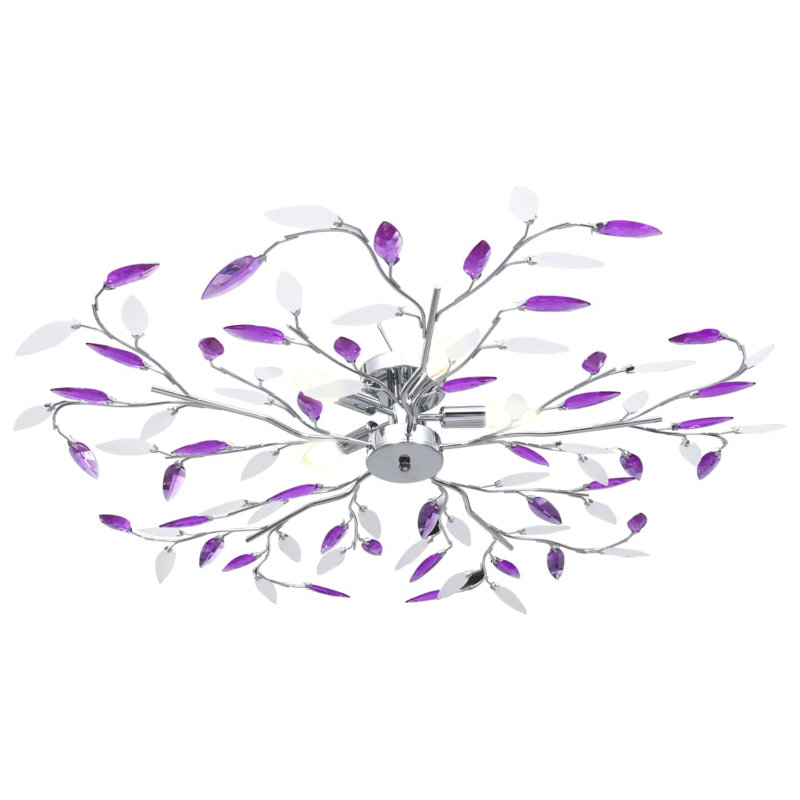 Acushnet 1-Light 100cm Celling Spotlight, Purple