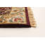 Tapis de la laine de couloir 2 pi 6 po x 10 pi 1 po one-of-kind à la main-noué la new age sultanabad bourgogne British Raj