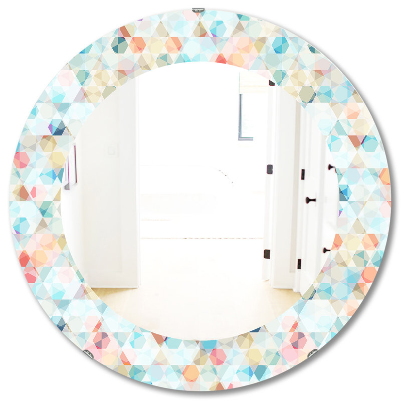 Miroir mural Pastel Dreams 5, H 31,5 po x l po