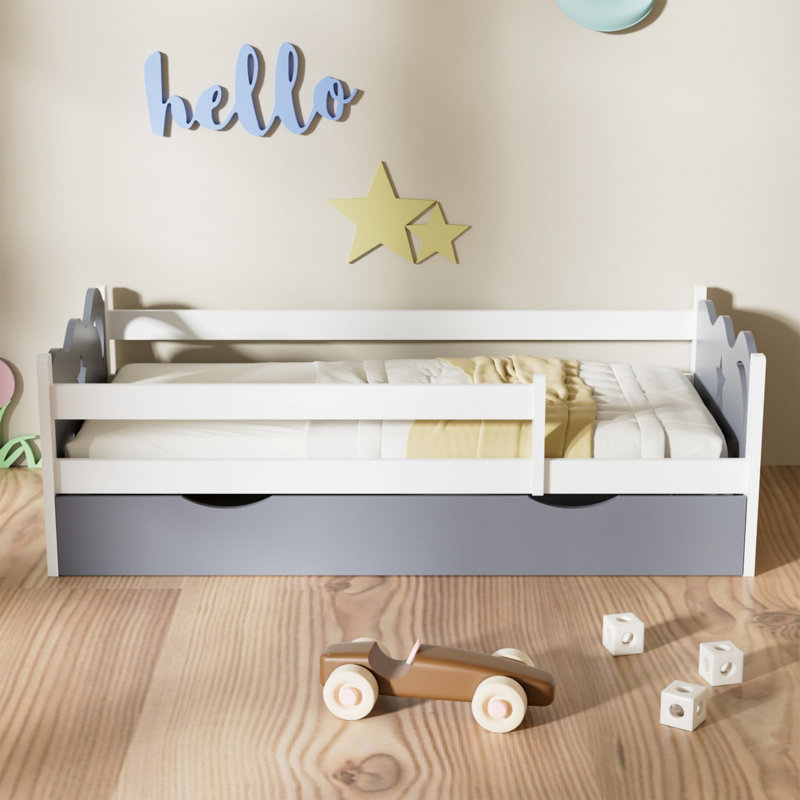 Bed Frame With 8 Slats Support