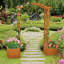 Boîte à fleurs en bois 6 pi x 1,5 pi Suna-1754997379