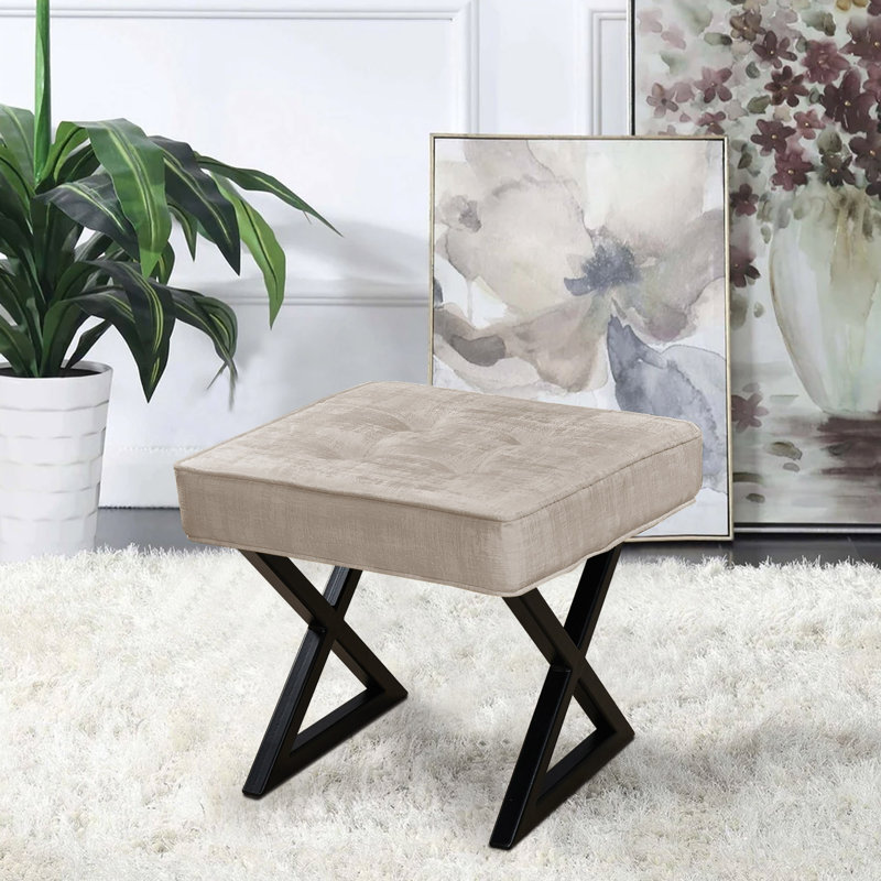 Repose-pieds standard large de 18 po Kadra, Simplement taupe