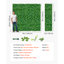 Mur de plantes artificielles, chaque panneau 2 x 8 pi, panneaux de buis artificiels, clôture de haie d'intimité en toile de fond de protection solaire, écran de gazon artificiel pour le mariage, jardin intérieur, extérieur, cour arrière