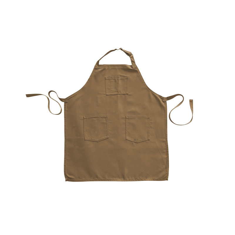 Solid Color Sunbrella Chef Apron, Cocoa