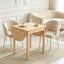 Tables de salle à manger extensibles (table seulement, sans chaises, avec plateau et pieds), petite cuisine moderne en bois de 55 po