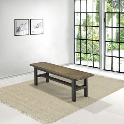 Banc en bois massif