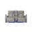 Nostrand Reclining Loveseat Gray-11325318