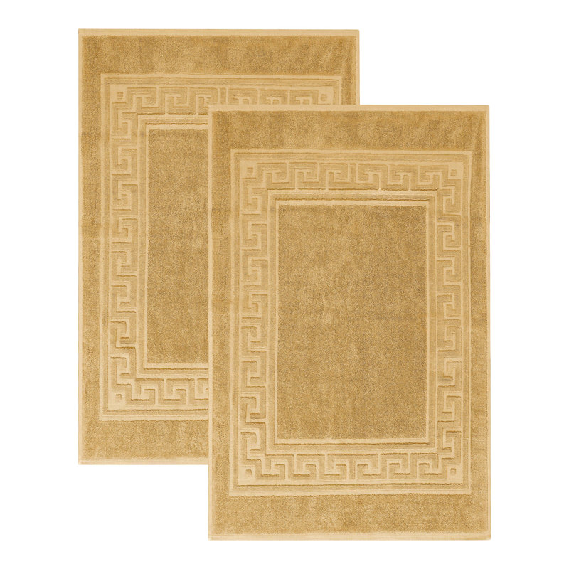 Tapis de bain 2 pièces Subra, Doré