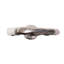 Danseuse libre en aluminium coulé argent poli