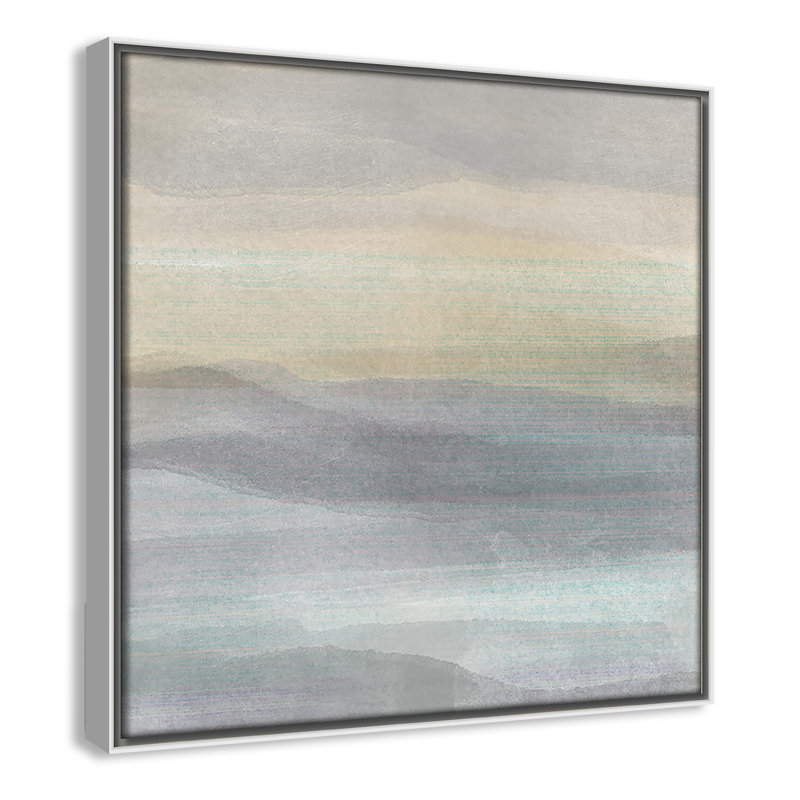 Finnian - reproduction de cadre flottant sur toile, L 13,5 po x H 13,5 po, Blanc