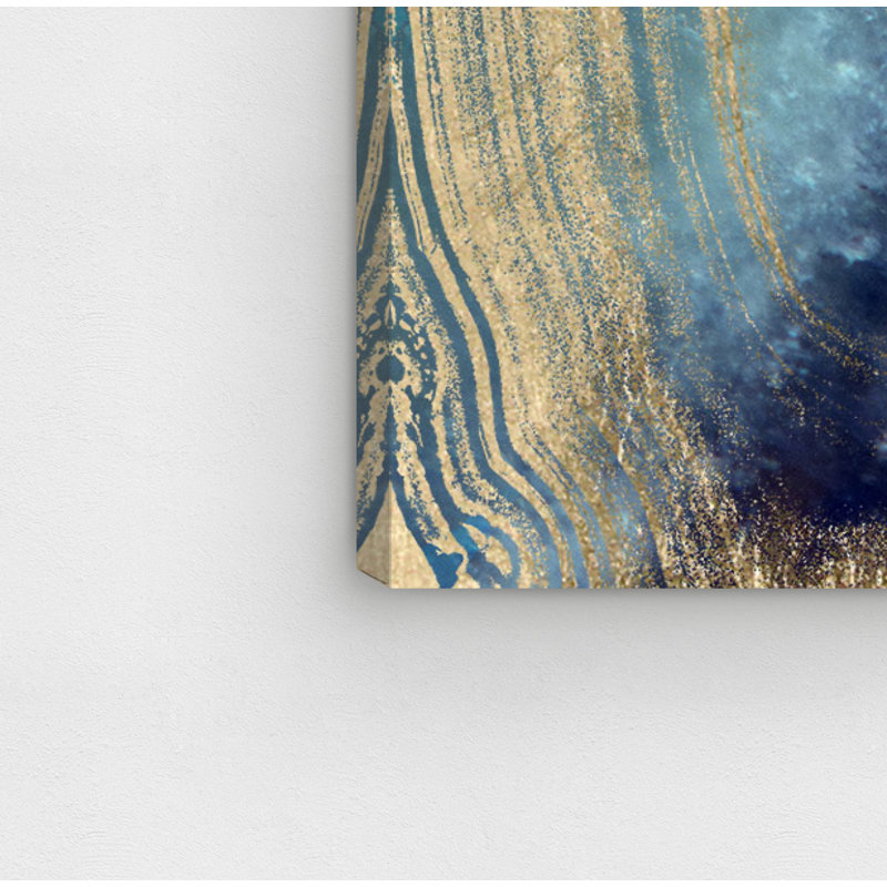 «Abstract Marianna Geode Crystals», reproduction d'art graphique sur toile, H 16 po x l 16 po x P 1,5 po