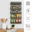 Organisateur de rangement mural à 5 niveaux pour garde-manger ou armoires, rangement et rangement de cuisine