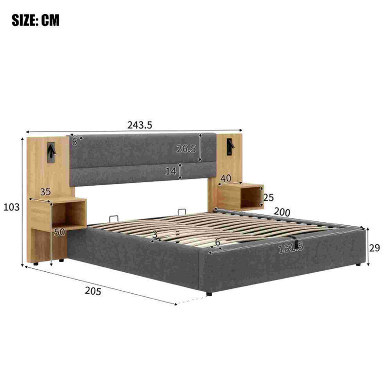 Beegle Upholstered Ottoman Storage Bed