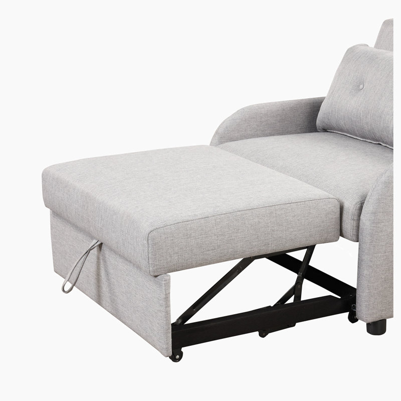 Lin Sarenac 41,5 po, 100 % lin gris clair
