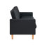 Canapé-lit en similicuir rembourré de meubles modernes avec cadre en contreplaqué durable et élégant 1pc-1837077193