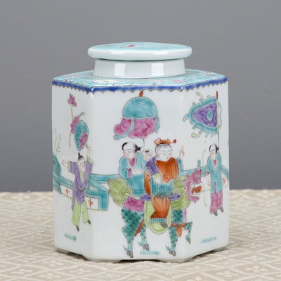 Handmade Porcelain China Ginger Jar