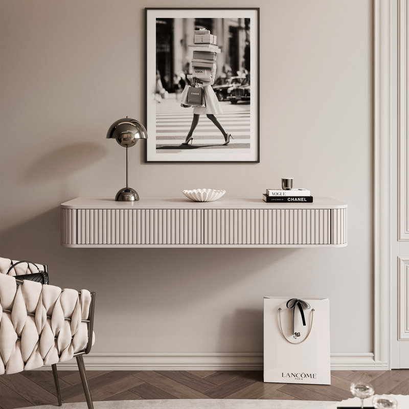LUNA 140 cm W Console Table, CASHMERE, CASHMERE, CASHMERE