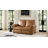 Igon 62.8" Traditional Down-Filled Genuine Leather Power Reclining Loveseat Sofa-1584800173