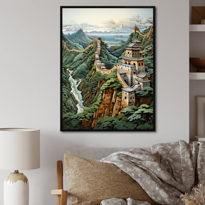 «Curtus Asian Art Great Wall of China II», reproduction d'art sur toile