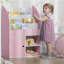 Bibliothèque, organisateur de rangement pour jouets multifonctionnel, adapté aux jardins d'enfants et à la lecture, avec une armoire-1143229563