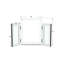 Miroir de courtoisie pliable 31 x 20 pouces, style contemporain, cadre, fini miroir, convient à la chambre, au salon, à l'entrée.