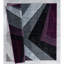 Tapis abstrait prune / noir / gris Zonia-1011828213