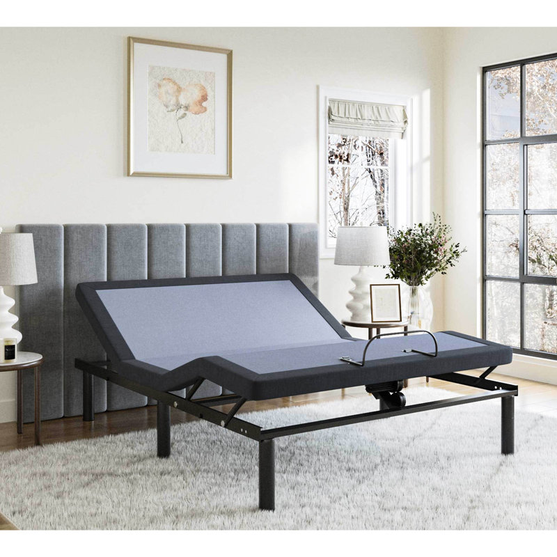Twin Xl Bed Base With Snore Function And Head/Foot Control Adjustable Base: Enjoy Comfort Body Massage, Twin XL