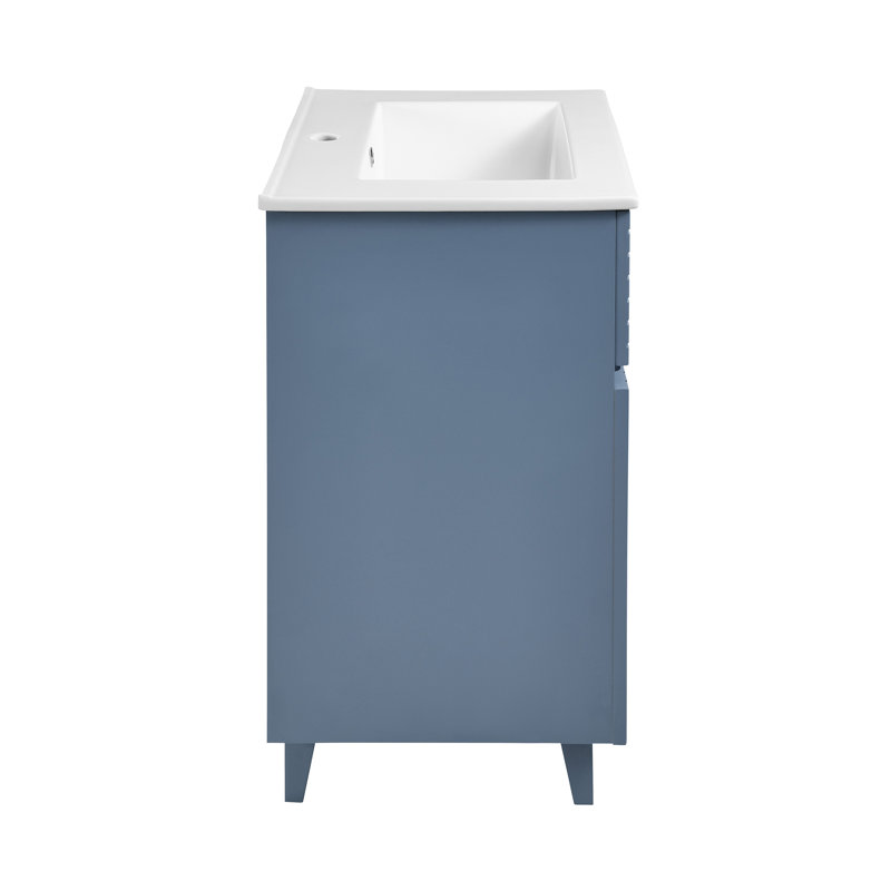 Bernay 24" Bathroom Vanity, Blue