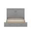 Lit escamotable double pleine grandeur avec tiroir et ports USB