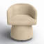 Chaise de bureau en tissu recyclé Chadbourn-1339144086