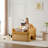 Modern Pet-Friendly Armchair with Built-In Cat Cubby