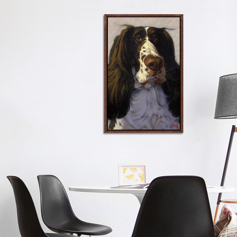 Springer 1 Piece Wall Art on Canvas, 101.6 cm H x 66.04 cm W, Classic Wood Framed