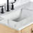 Flynt 37'' Single Bathroom Vanity with Carrara Marble Top-107370161