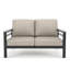 Townsend 55'' Wide Outdoor Loveseat with Sunbrella® Cushions-1763114690-1800701763