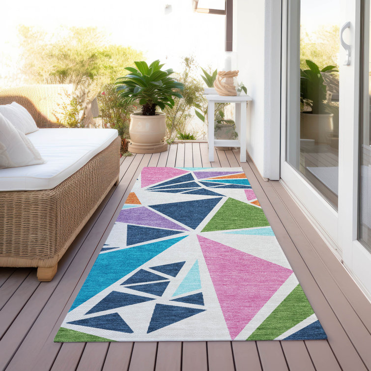 Machine Washable Indoor/Outdoor Chayden ACN1039 Rug
