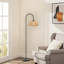 Lampe sur pied en rotin arqué 62 po Aarzo-116572840